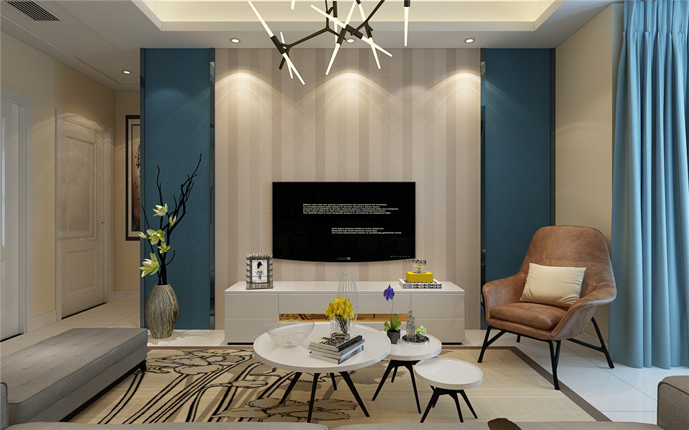 龍湖九里晴川-現(xiàn)代簡約-臥室設計效果圖