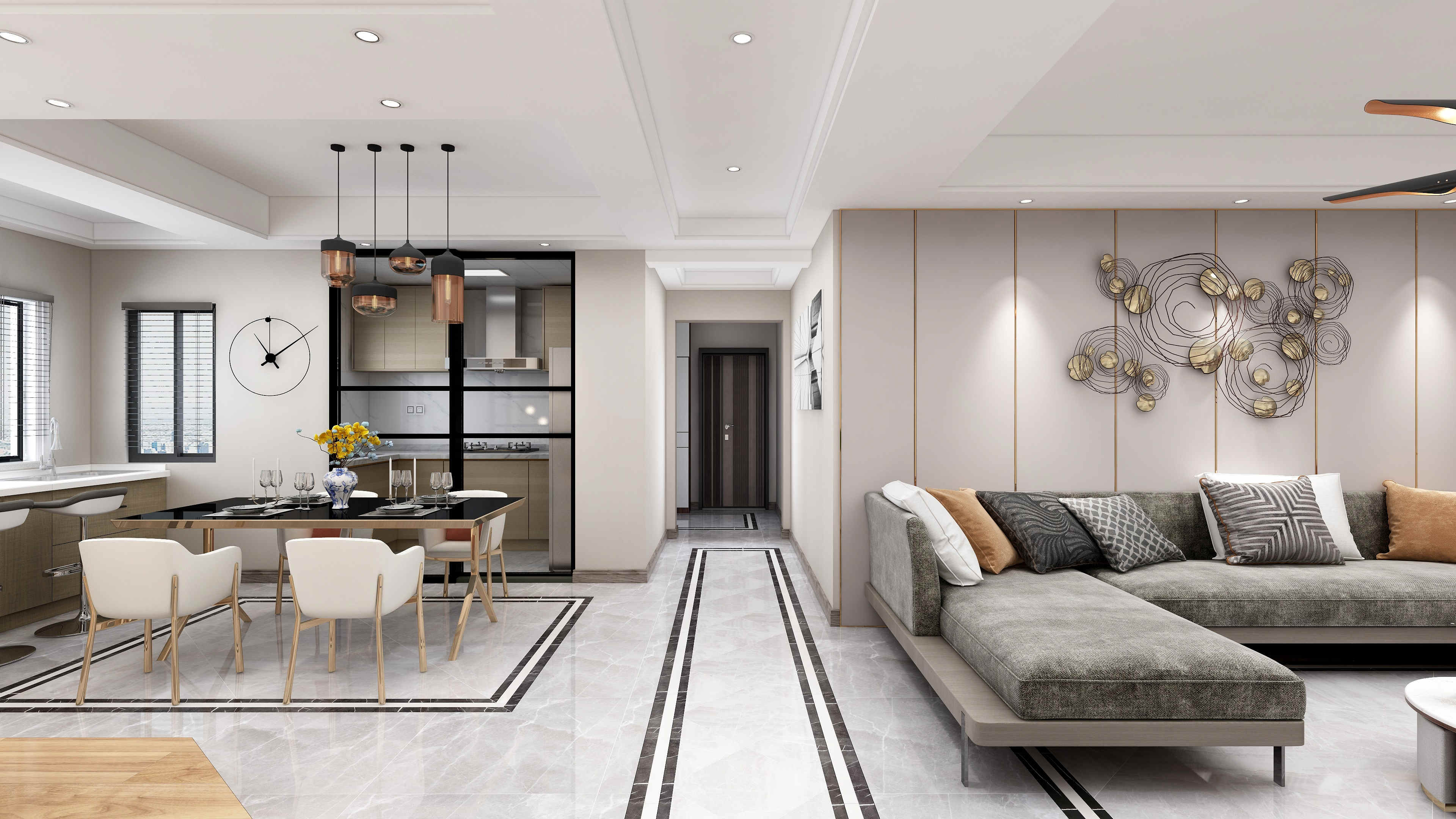 龍湖九里晴川-現(xiàn)代簡約-臥室設(shè)計效果圖